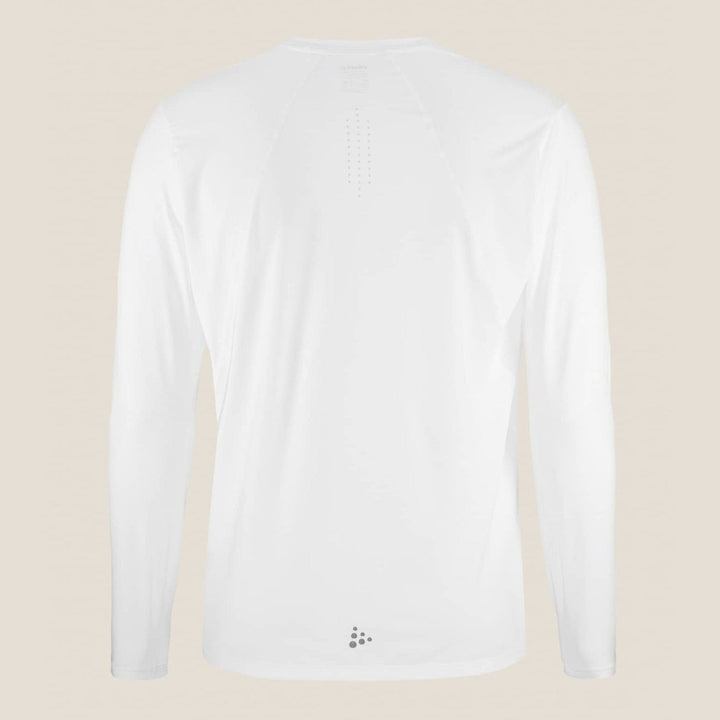 Craft ADV Essence LS Tee 2 Men’s White M - SAMPLE DROP