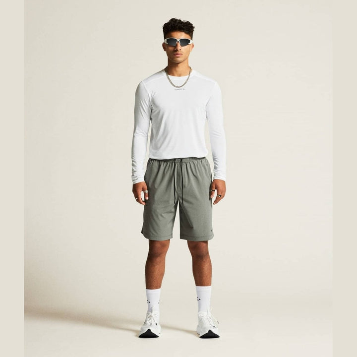 Craft ADV Essence LS Tee 2 Men’s White M - SAMPLE DROP