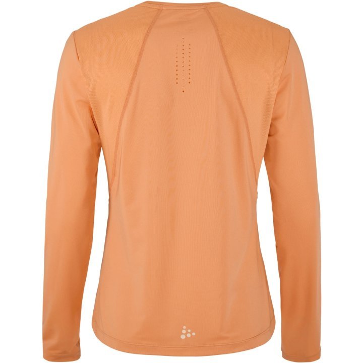 Craft ADV Essence LS Tee 2 Women’s Apricot M - SAMPLE DROP