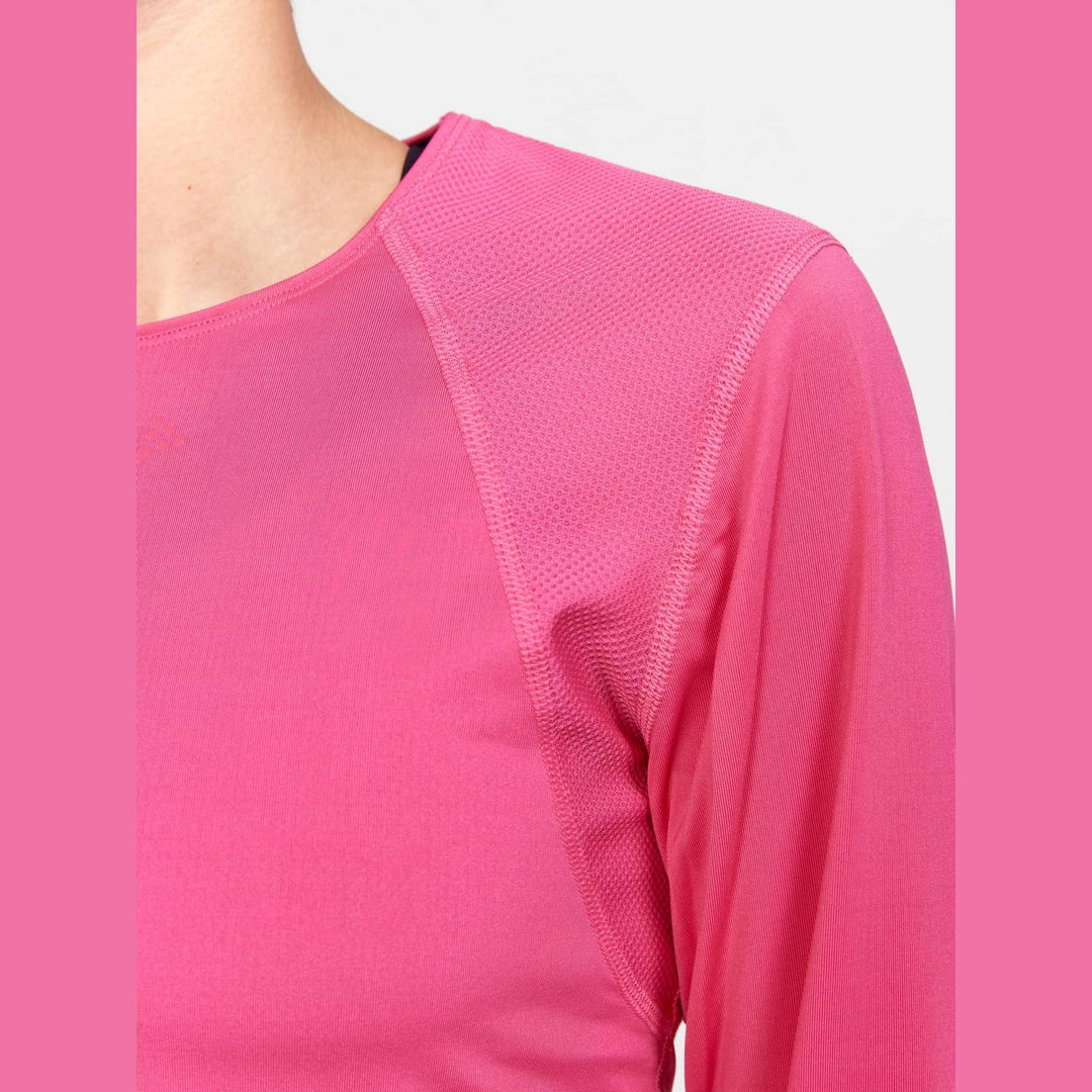 Craft ADV Essence LS Tee W - Metro - SAMPLE DROP