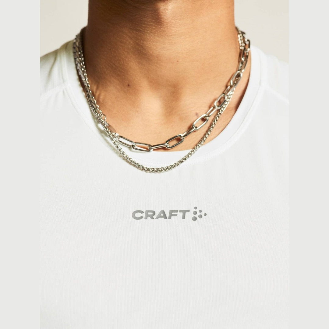 Craft ADV Essence Singlet 2 Men’s White M - SAMPLE DROP