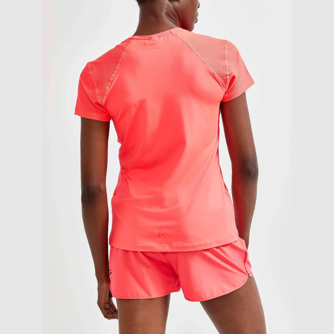 Craft ADV Essence SS Slim Tee W - Crush - SAMPLE DROP