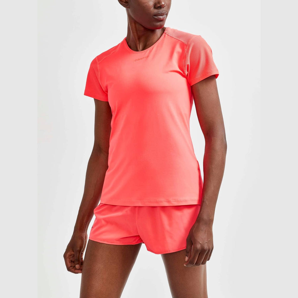 Craft ADV Essence SS Slim Tee W - Crush - SAMPLE DROP