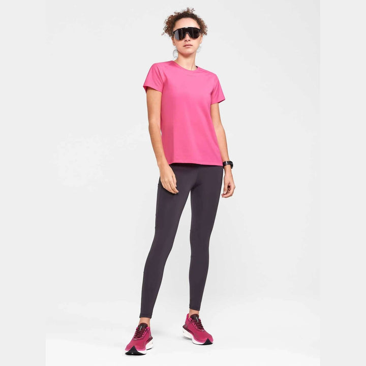 Craft ADV Essence SS Slim Tee W - Metro - SAMPLE DROP
