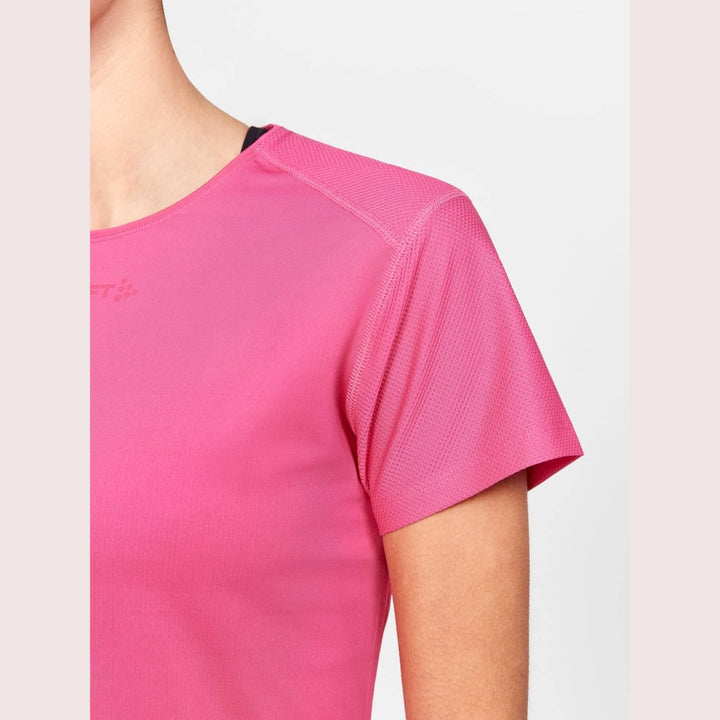 Craft ADV Essence SS Slim Tee W - Metro - SAMPLE DROP