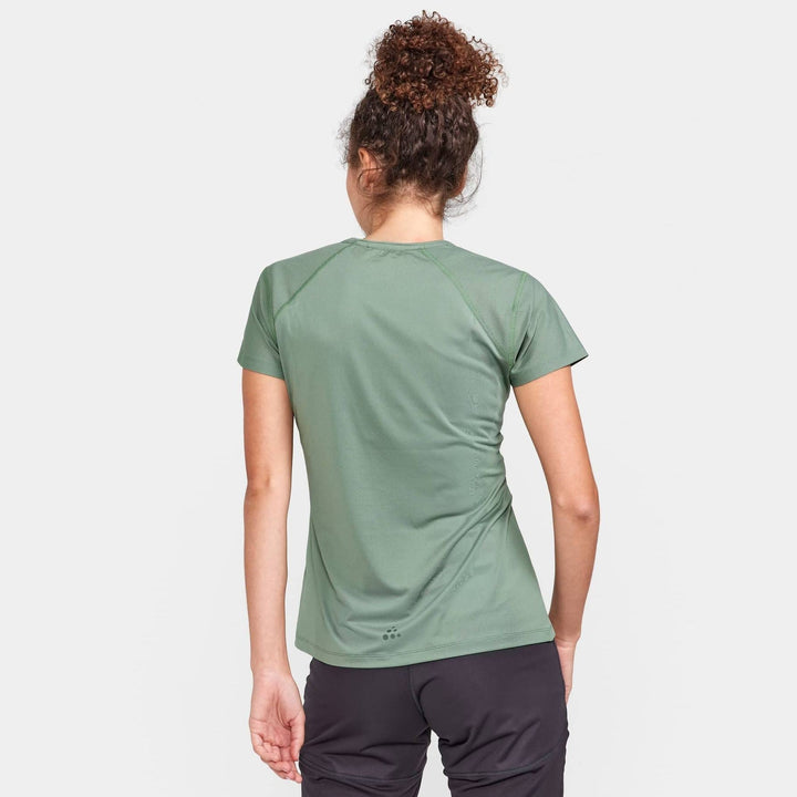 Craft ADV Essence SS Slim Tee W - Thyme - SAMPLE DROP