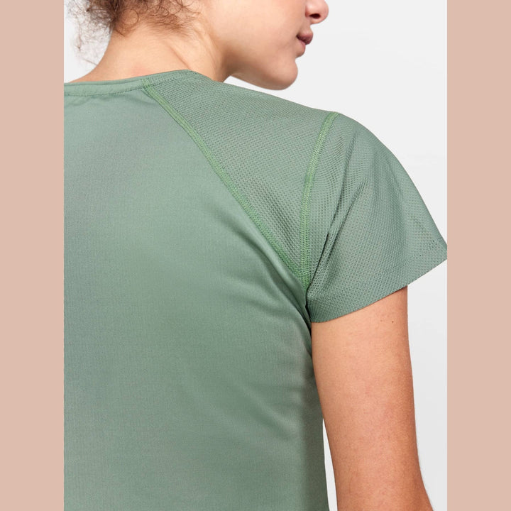 Craft ADV Essence SS Slim Tee W - Thyme - SAMPLE DROP