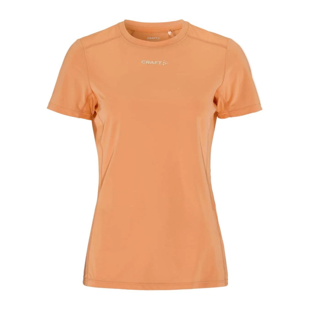 Craft ADV Essence SS Tee 2 Women's - Apricot - SAMPLE DROP