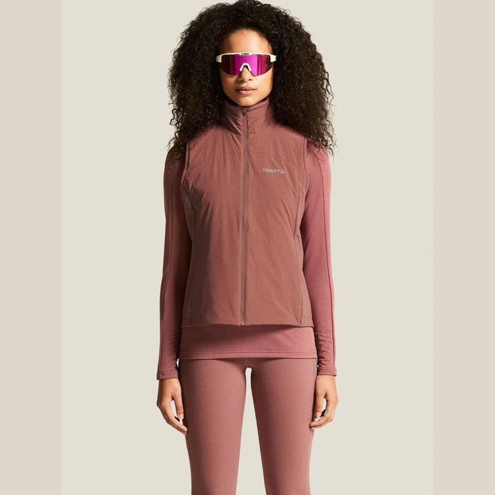 Craft ADV Essence Warm Vest 2 W – Rose Brown - SAMPLE DROP