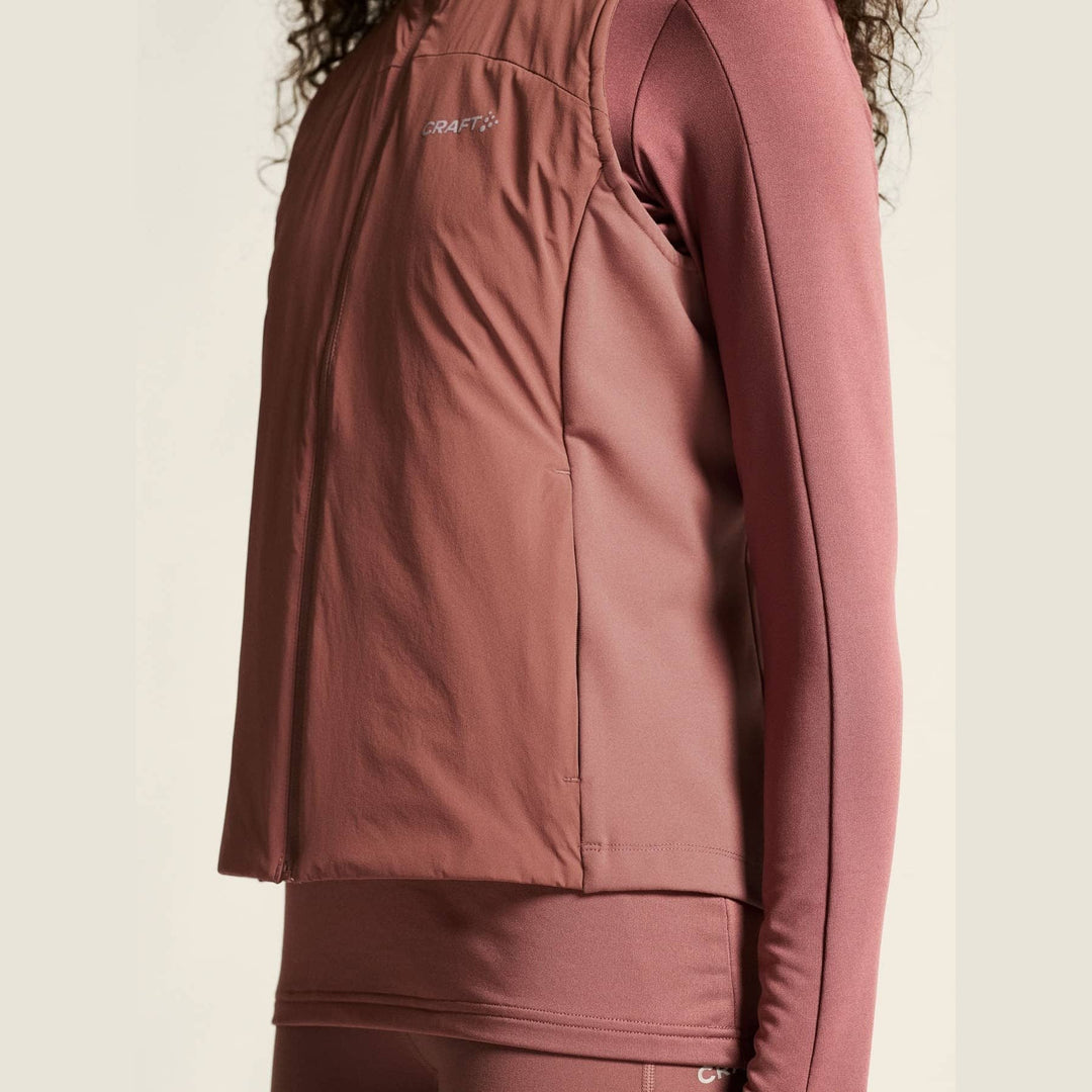 Craft ADV Essence Warm Vest 2 W – Rose Brown - SAMPLE DROP