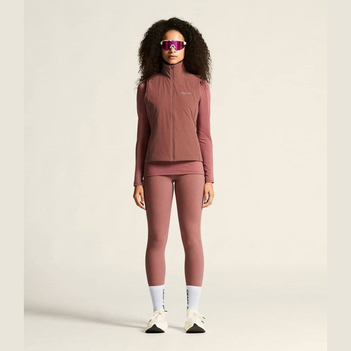 Craft ADV Essence Warm Vest 2 W – Rose Brown - SAMPLE DROP
