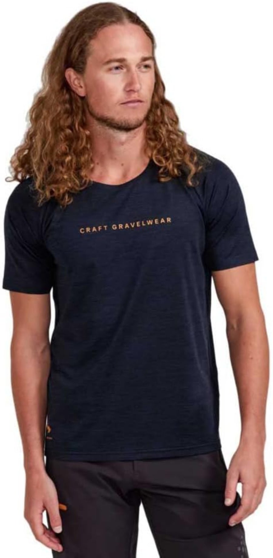 Craft ADV Gravel SS Tee Men's - Black Melange - SAMPLE DROP