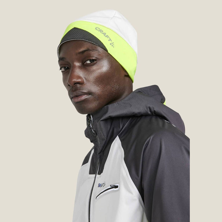 Craft ADV Lumen Fleece Hat Ash White/Flumino L/XL - SAMPLE DROP