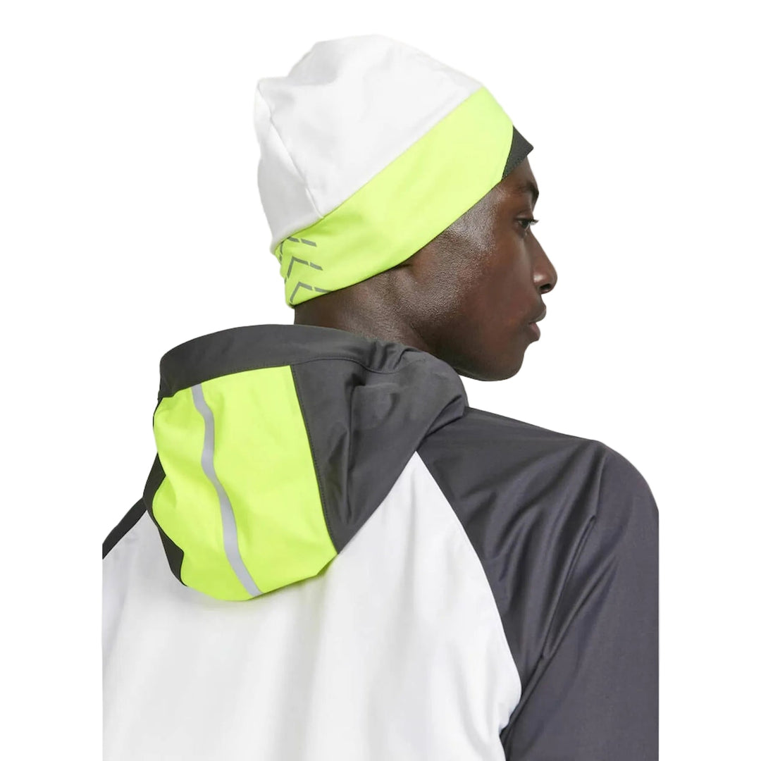 Craft ADV Lumen Fleece Hat Ash White/Flumino L/XL - SAMPLE DROP