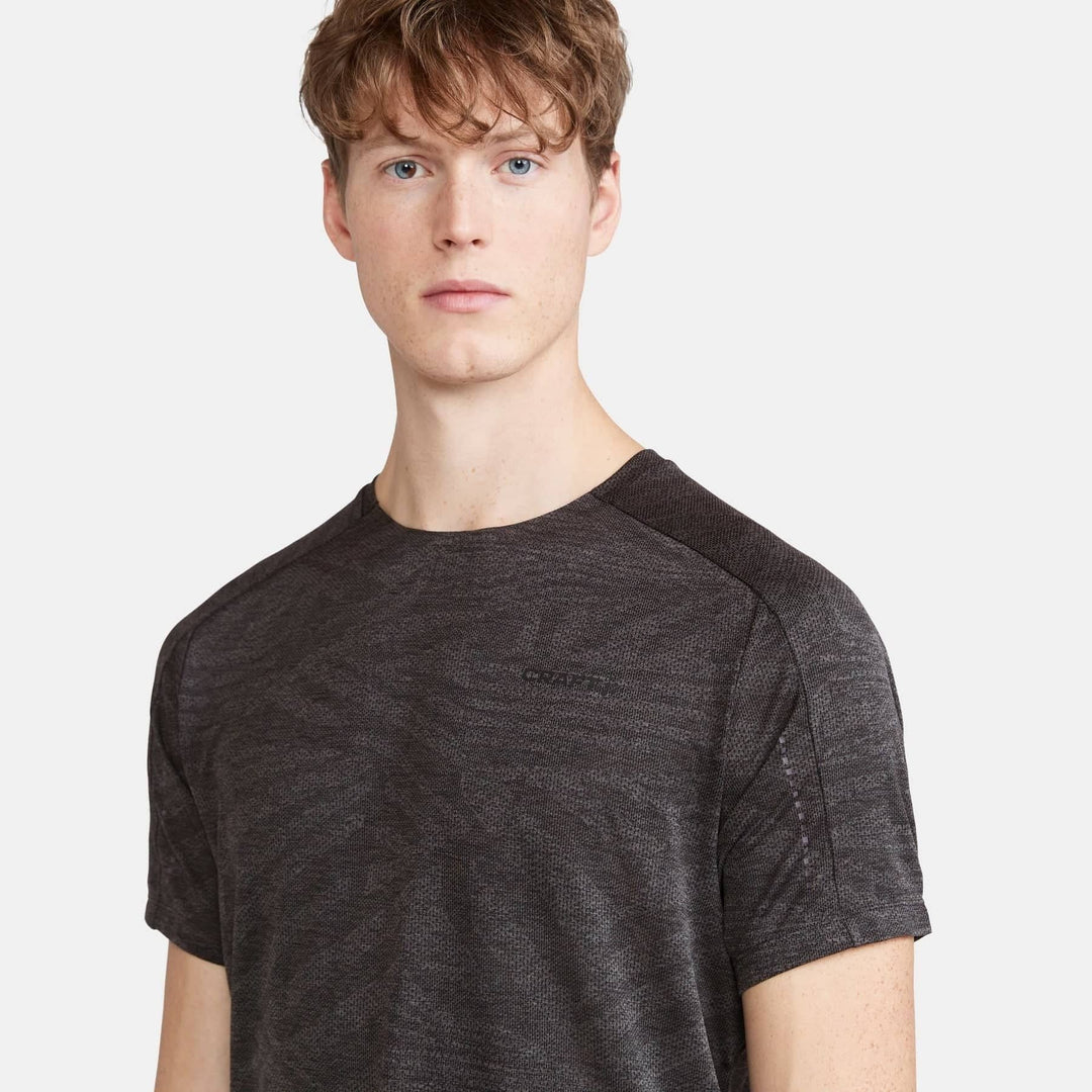 Craft ADV Tone SS Structure Tee M - Black - SAMPLE DROP