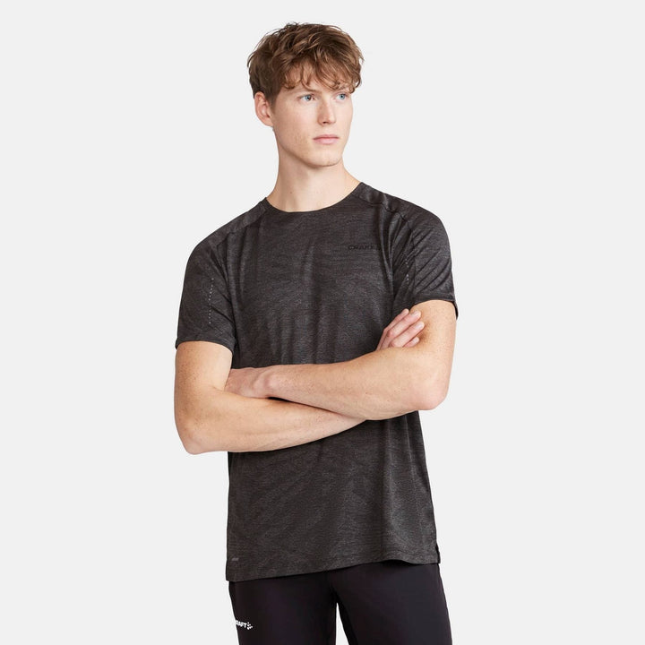 Craft ADV Tone SS Structure Tee M - Black - SAMPLE DROP
