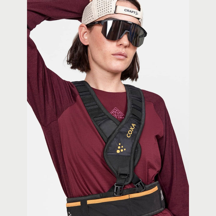 Craft ADV Trail Wool Wind LS Tee W- Punsch Melange - SAMPLE DROP