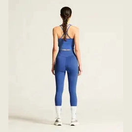 Craft Collective 7/8 Tights Women Ink Blue back view
