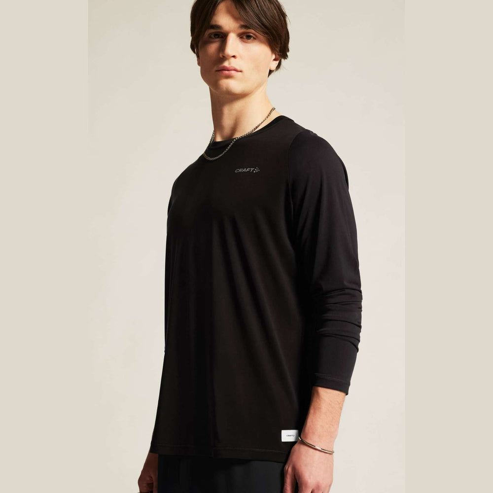 Craft Collective Bi - Blend LS Men’s Black M - SAMPLE DROP