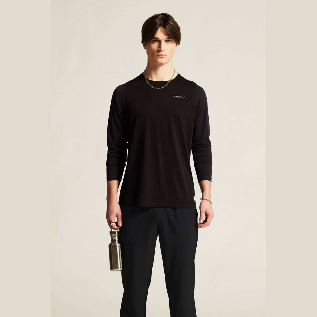 Craft Collective Bi - Blend LS Men’s Black M - SAMPLE DROP