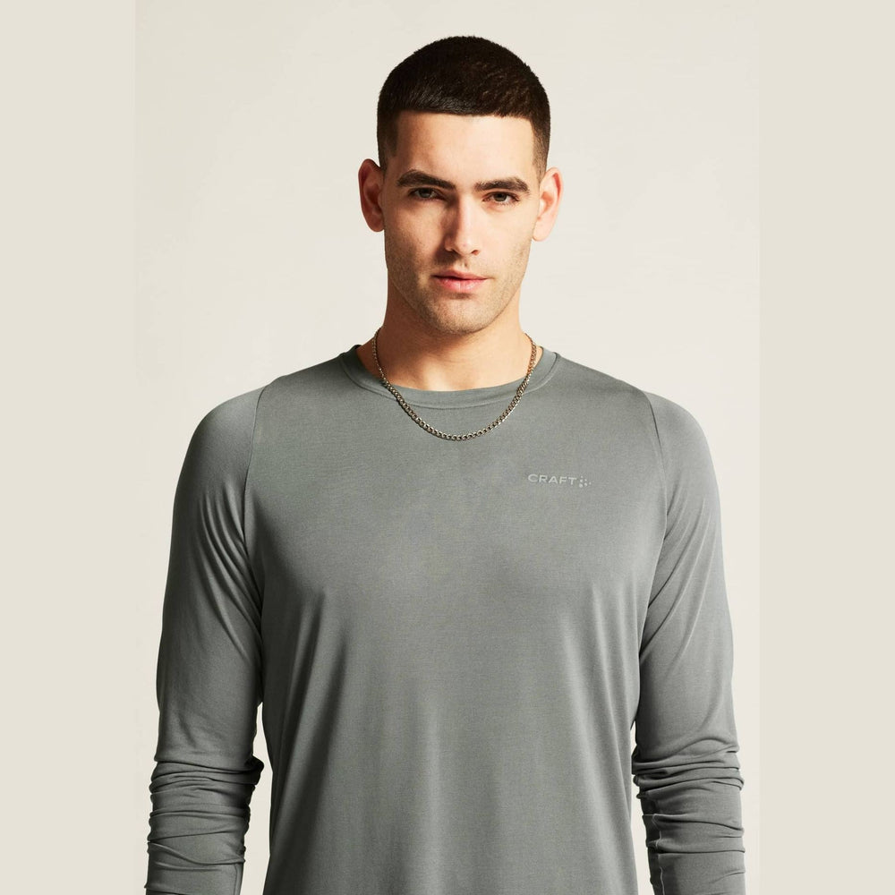Craft Collective Bi - Blend LS Tee M - Leaf - SAMPLE DROP