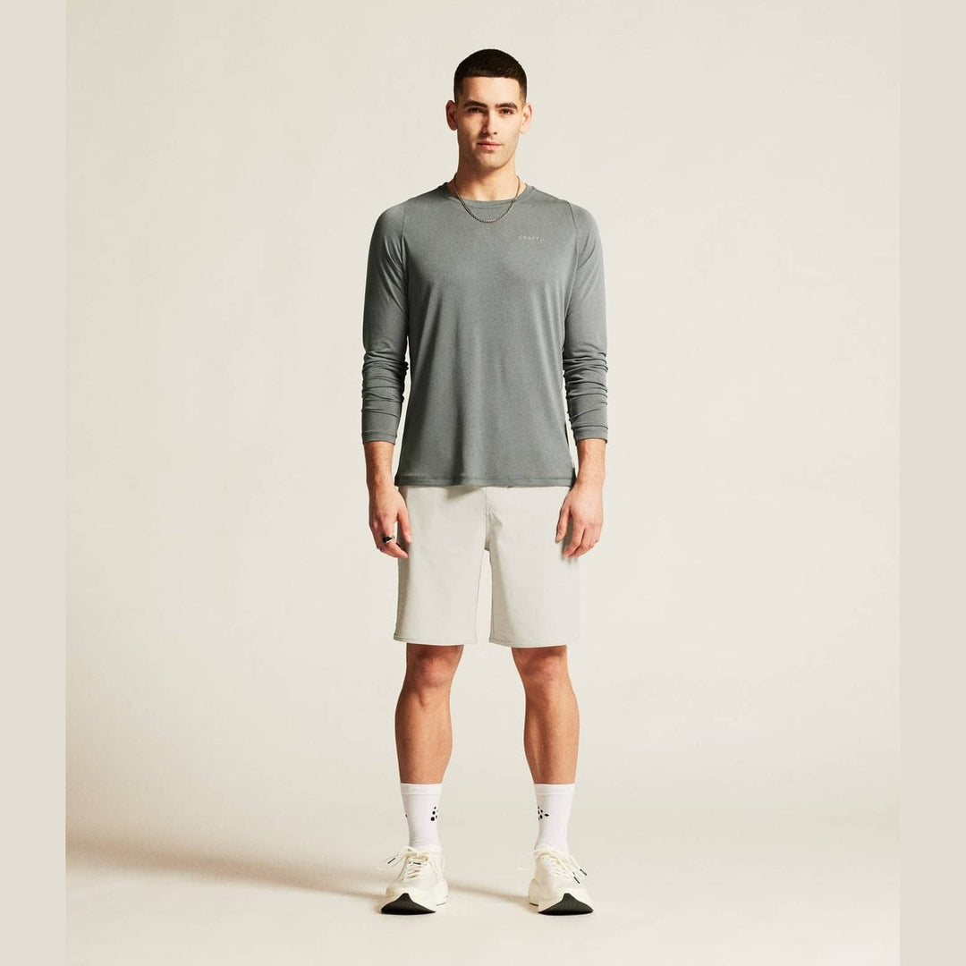 Craft Collective Bi - Blend LS Tee M - Leaf - SAMPLE DROP