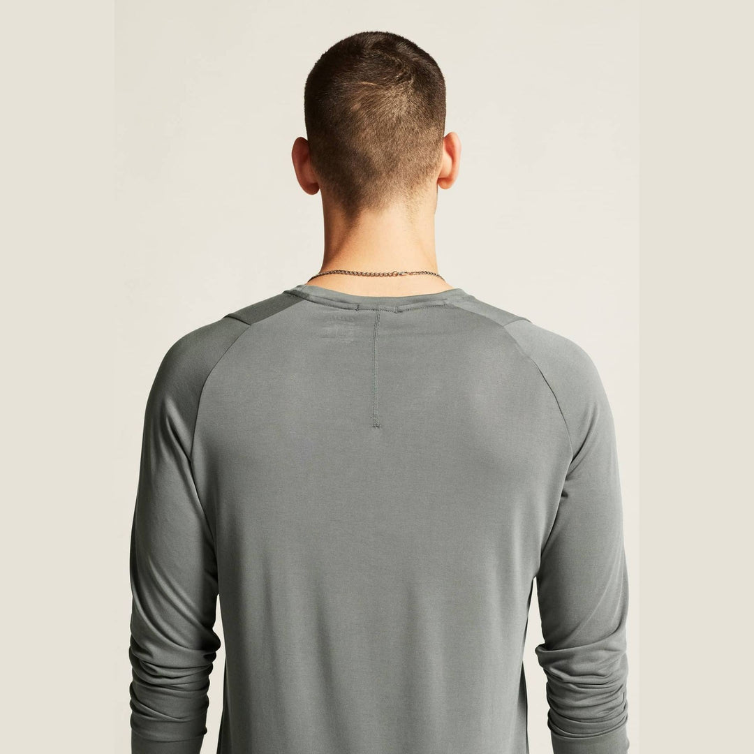 Craft Collective Bi - Blend LS Tee M - Leaf - SAMPLE DROP