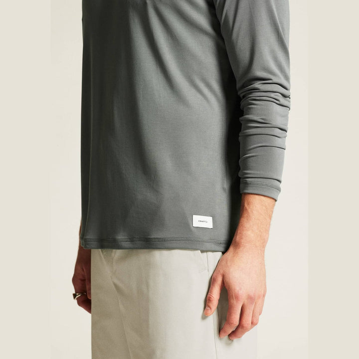 Craft Collective Bi - Blend LS Tee M - Leaf - SAMPLE DROP