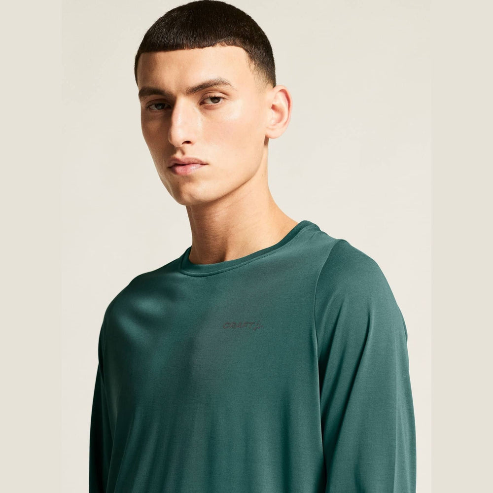 Craft Collective Bi - Blend LS Tee Men’s Peridot M - SAMPLE DROP