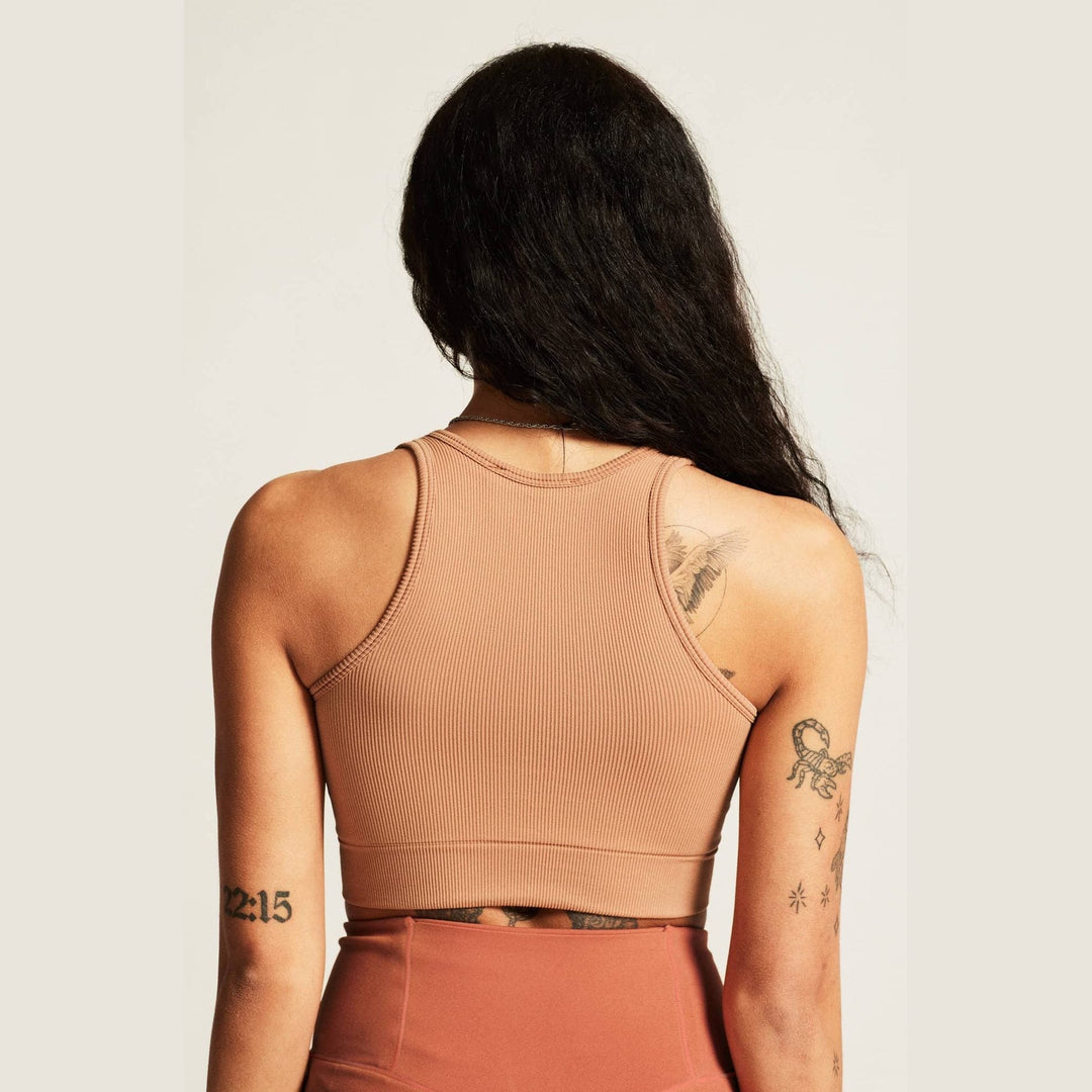Craft Collective Rib Sports Bra Women – Seamless Training Bra - SAMPLE DROP