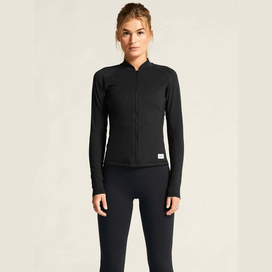 Craft Collective Zip Sweater W – Black - SAMPLE DROP