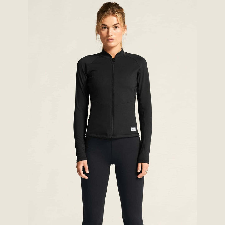Craft Collective Zip Sweater W – Black - SAMPLE DROP