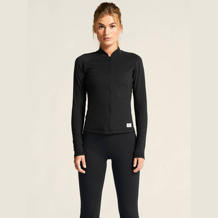 Craft Collective Zip Sweater W – Black - SAMPLE DROP