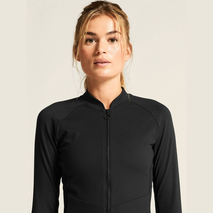 Craft Collective Zip Sweater W – Black - SAMPLE DROP