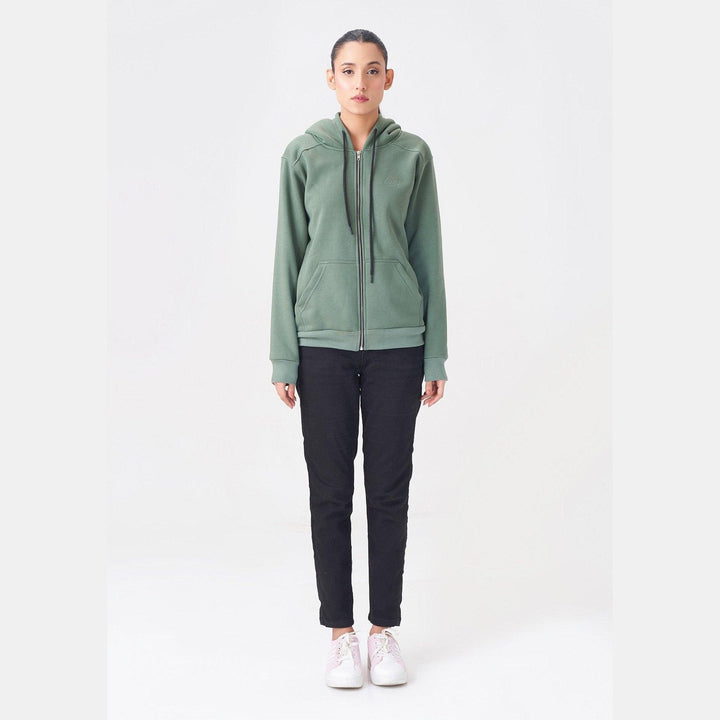 Craft Collective Zip Sweater Women’s Leaf M - SAMPLE DROP