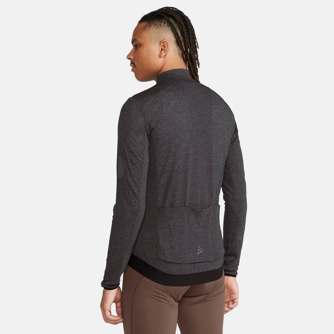 Craft Core Bike Essence Men’s Black Melange Cycling Jersey - SAMPLE DROP