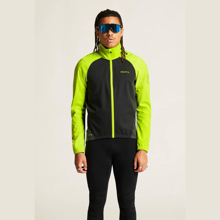 Craft Core Bike SubZ Lumen Jacket 2 Men – High - Visibility Thermal Cycling Jacket - SAMPLE DROP