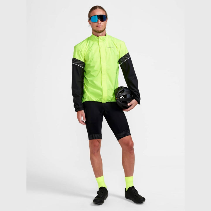 Craft Core Endur Lumen Hydro Jacket Men – High - Visibility Waterproof Cycling Jacket - SAMPLE DROP