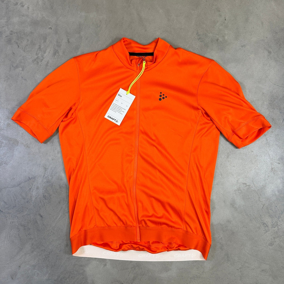 Craft Core Essence Jersey Regular Fit Men – Everyday Cycling Tee - Orange - SAMPLE DROP