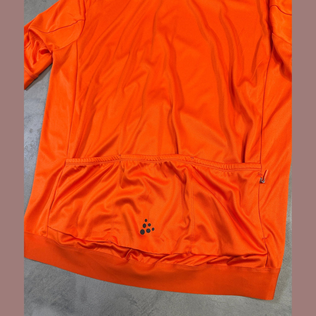 Craft Core Essence Jersey Regular Fit Men – Everyday Cycling Tee - Orange - SAMPLE DROP