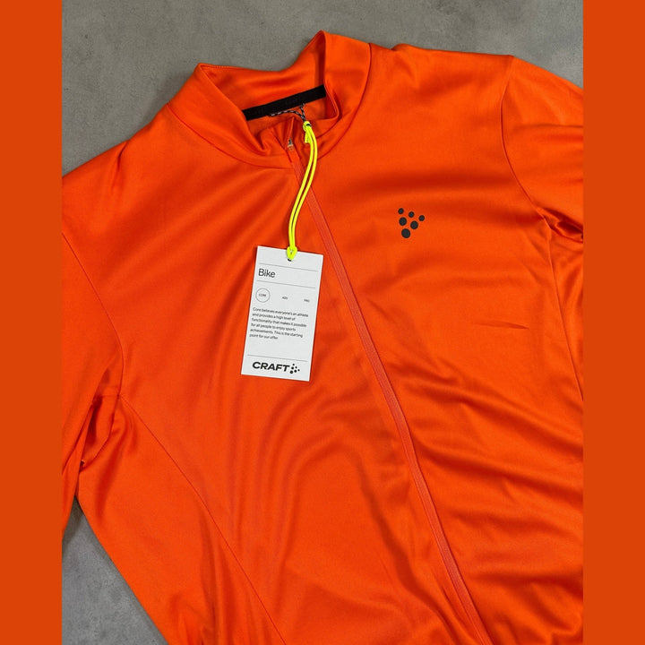 Craft Core Essence Jersey Regular Fit Men – Everyday Cycling Tee - Orange - SAMPLE DROP