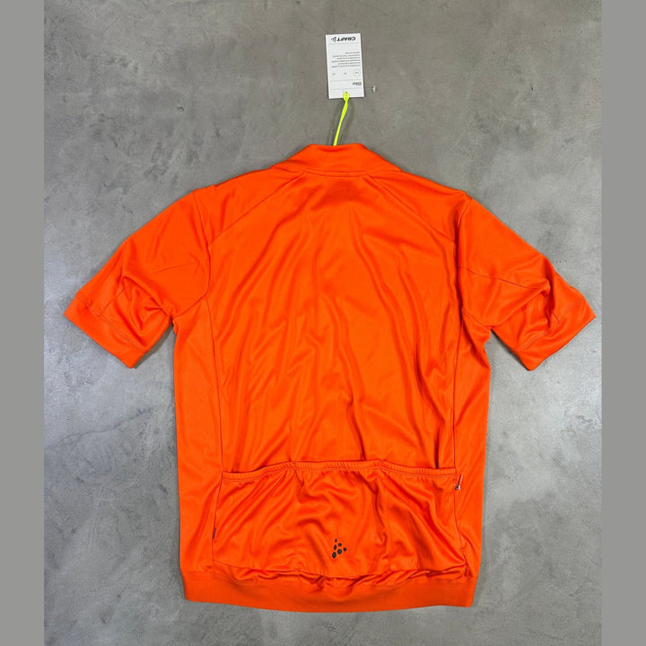 Craft Core Essence Jersey Regular Fit Men – Everyday Cycling Tee - Orange - SAMPLE DROP