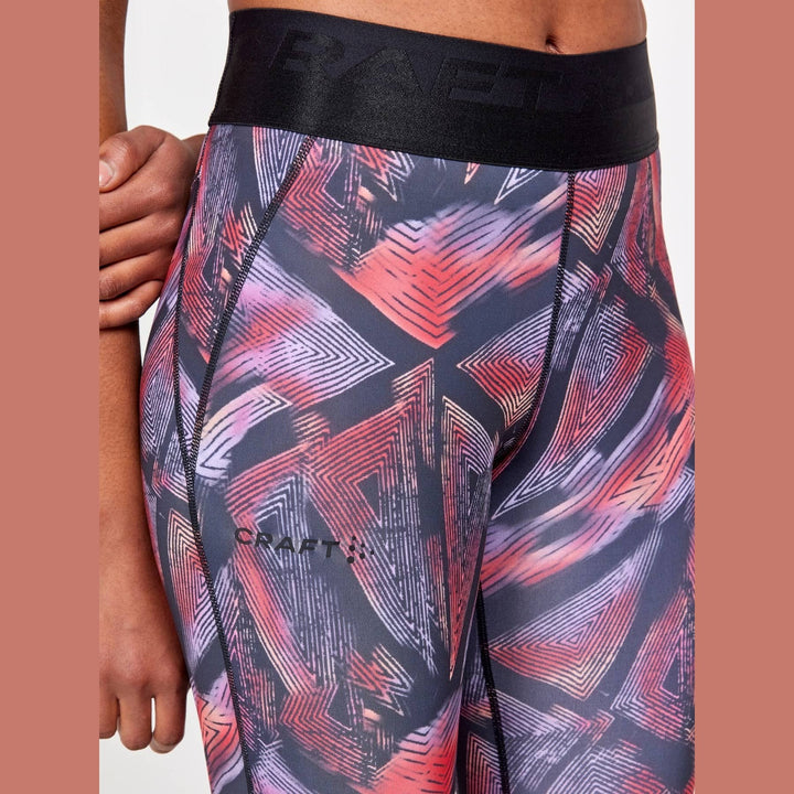 Craft Core Essence Tights W - Black/Lavender - SAMPLE DROP