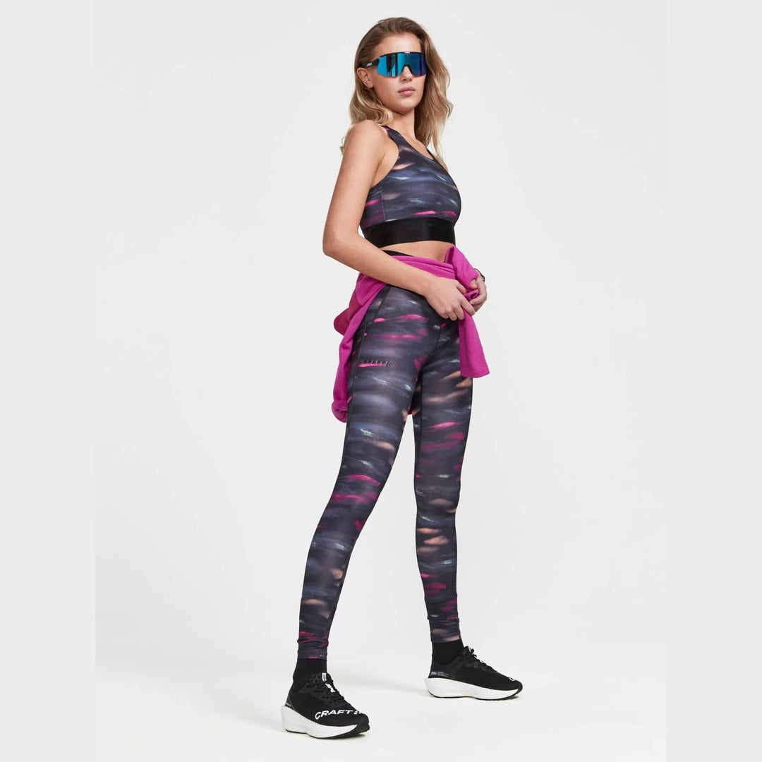 Craft Core Essence Tights W - Glow Black - SAMPLE DROP