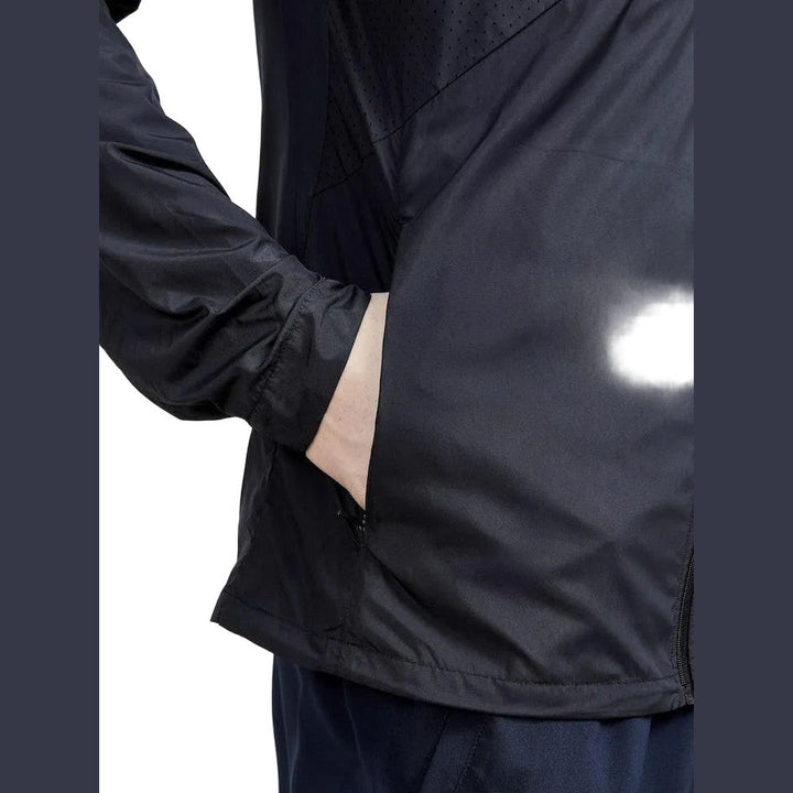 Craft CORE Essence Wind Jacket Men’s Black M - SAMPLE DROP
