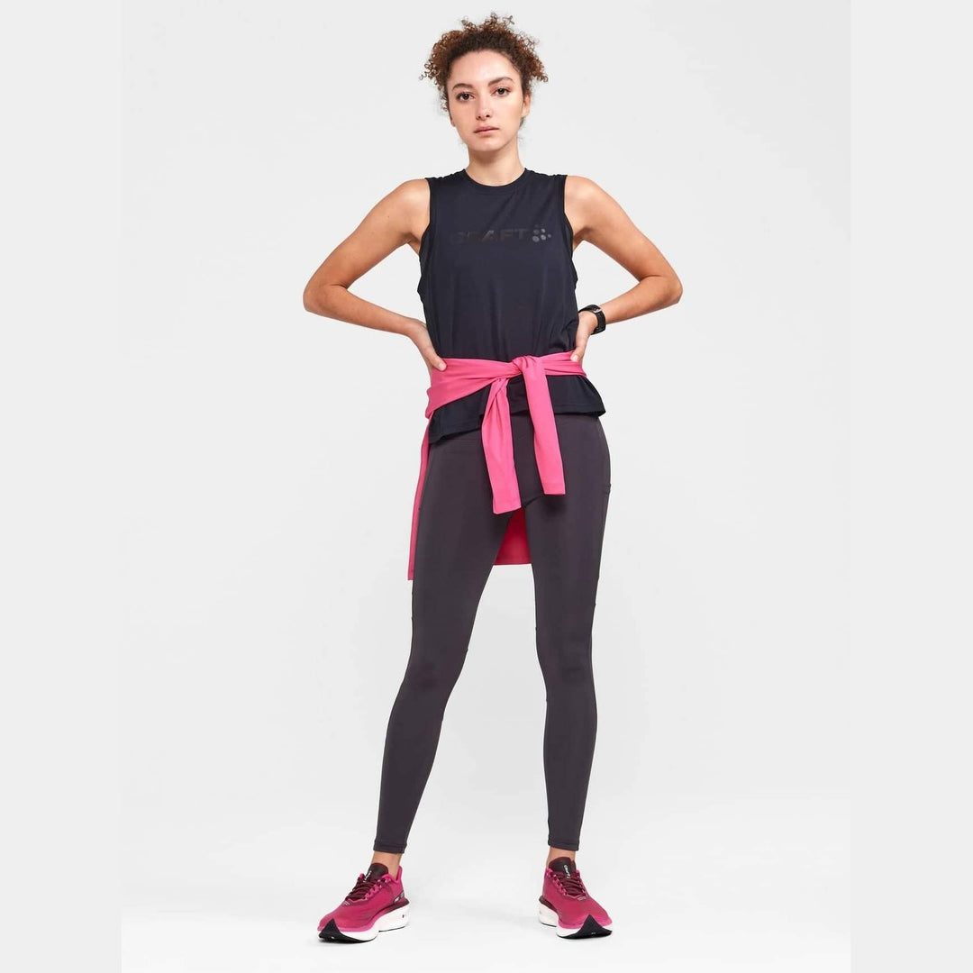 Craft Core Tone Bi-Blend Tank Top W - Black - SAMPLE DROP