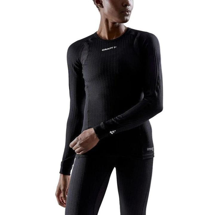 Craft Core Warm Baselayer LS Women’s Black M - SAMPLE DROP
