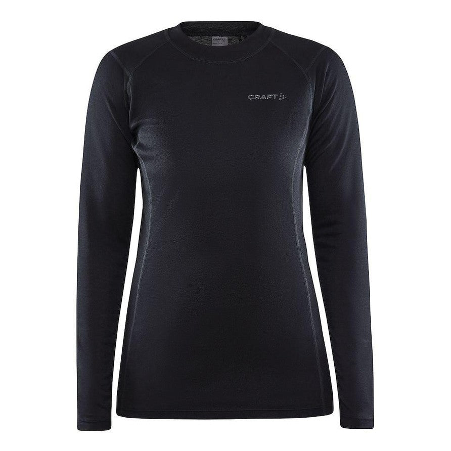 Craft Core Warm Baselayer LS Women’s Black M - SAMPLE DROP