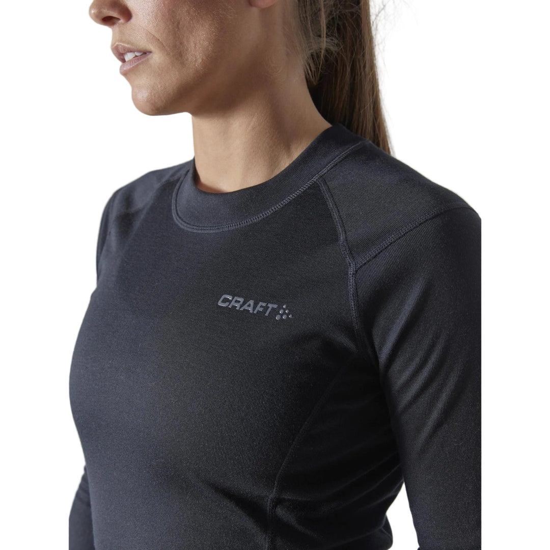 Craft CORE Warm Baselayer Set Women’s Black M - SAMPLE DROP