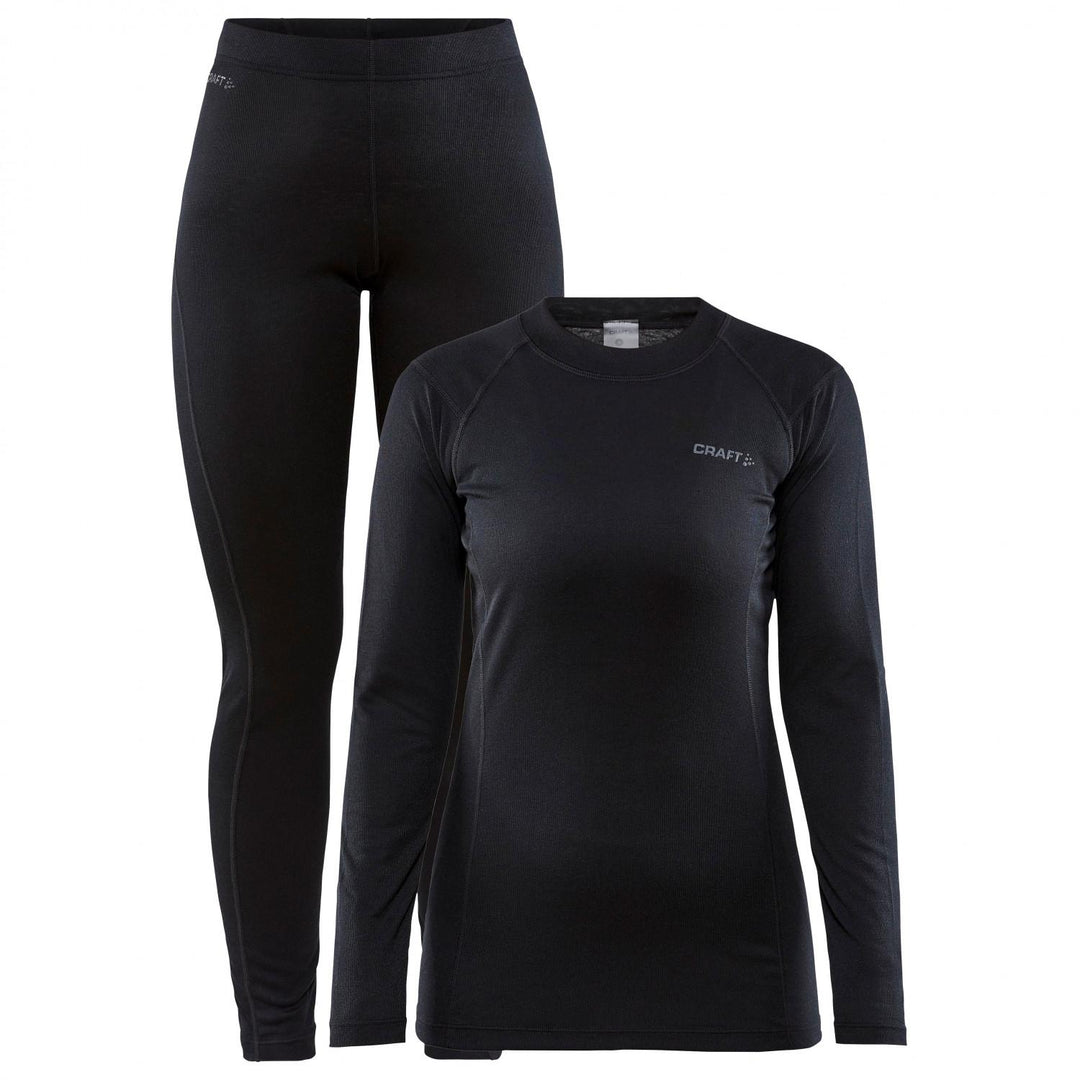 Craft CORE Warm Baselayer Set Women’s Black M - SAMPLE DROP